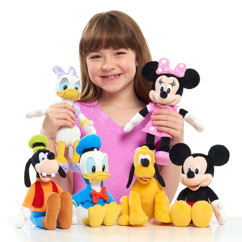 Just Play Disney Junior Mickey Mouse Bean Plush Minnie Mouse Stuffed Animal, Kids Toys for Ages 2 Up by Just Play - Image 2